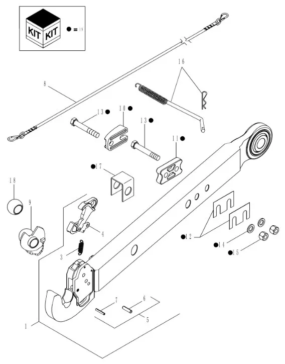 301927A1 - Проставка подушки тяги нижн. нав. задн. TGT8./Mg.